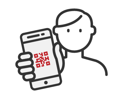 若客人出示條碼