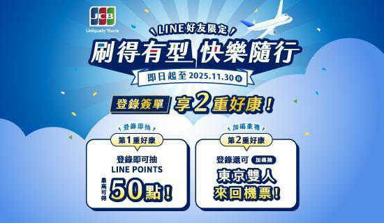 刷台新JCB信用卡，國內外享最高50%回饋!